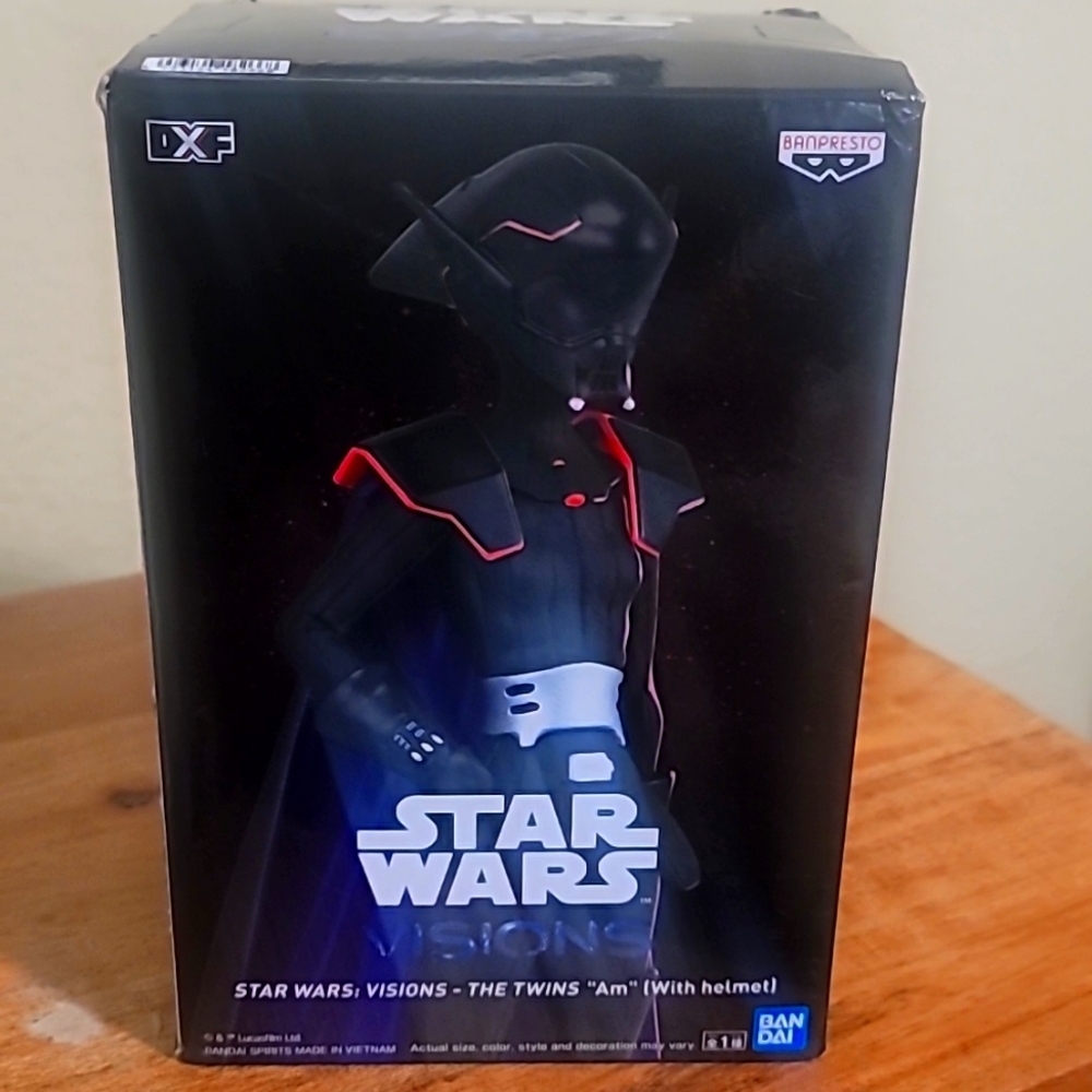 Anime figure.  StarWars Visions- The Twins "Am" (with helmet)